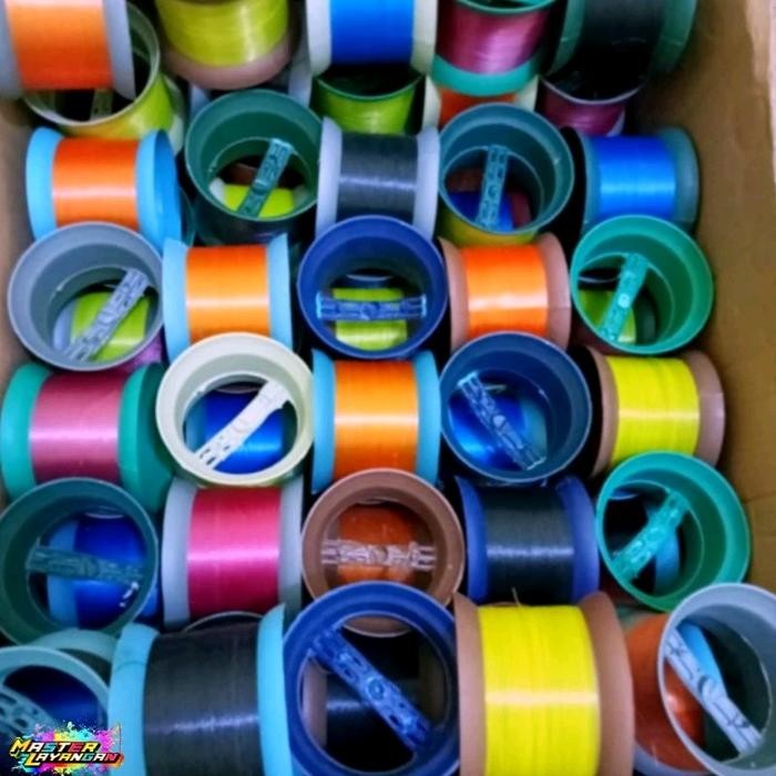 ISI 10PCS Gulungan Layangan - Bladu Layangan Plus Kenur - bladu layangan murah - promo bladu