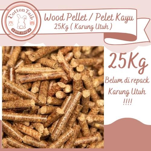Wood Pellet / Pelet Kayu / Wood Pelet / Pellet Kayu Alami 25Kg