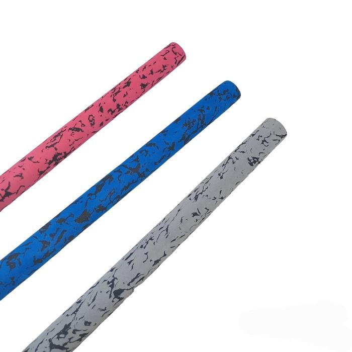 Gagang Joran Pancing Busa Eva Camou/Army Loreng Warna Biru Hitam Abu Panjang 40Cm