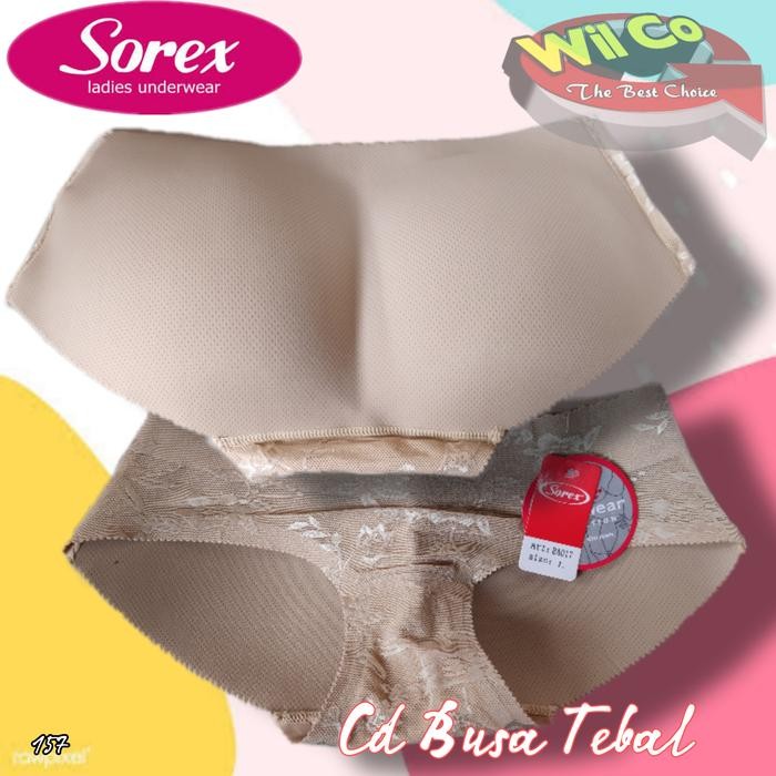 yrka- K157 Sorex Celana Dalam Busa, Cd Busa Tebal, Pantat Busa, Pantat Palsusize S - Xl (Bb