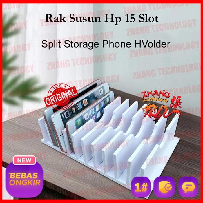 SIAPKIRIM RAK SUSUN HP 15 SLOT SERBAGUNA RAK TEMPAT HP RAK KAYU UNTUK SUSUNAN HP HANDPHONE READY