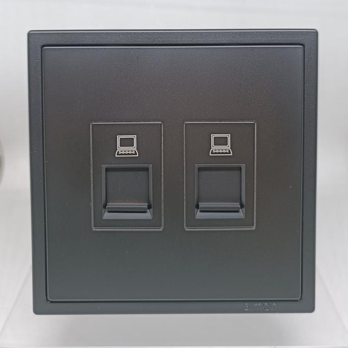 Simon I7 Black Doff / Matt Black Outlet Data / Outlet Data(Twin Data)