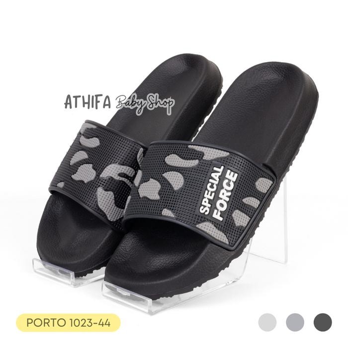 pw5d-Sandal Selop Karet Anak Laki 5 6 7 8 9 10 Tahun Slip On Slop Selobong Anak Cowok