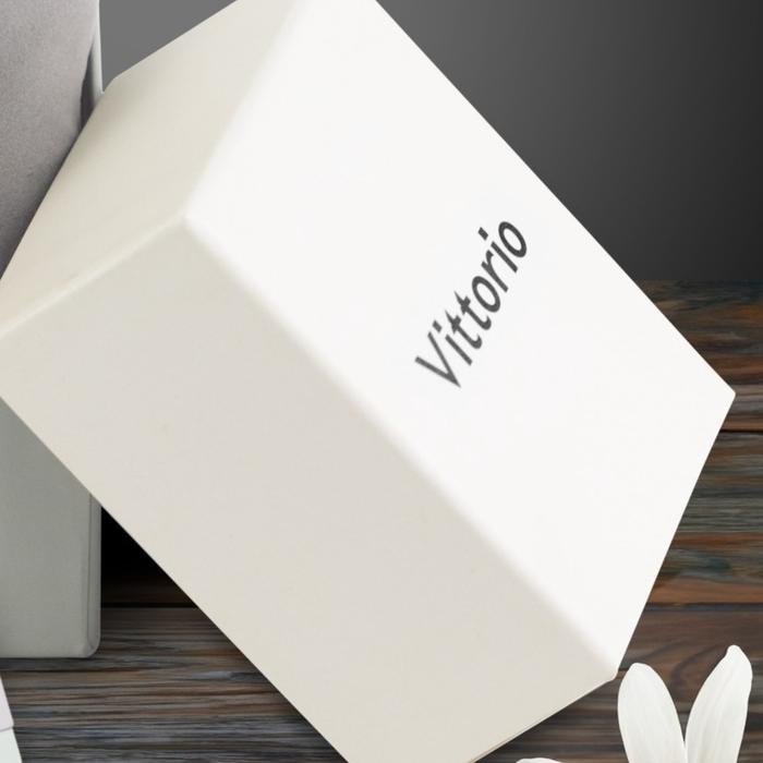 Jam Tangan Wanita Rubber Vittorio Original Bulat Watches Mewah