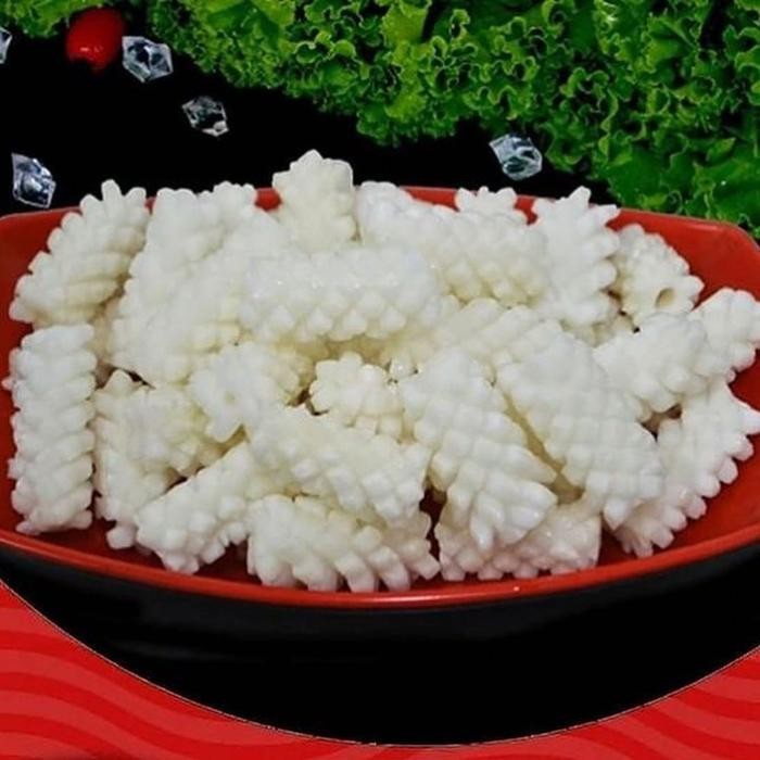 SerbaDaging- Kembang Cumi Cuttlefish Flower Sunfish Olahan Ikan Kukus