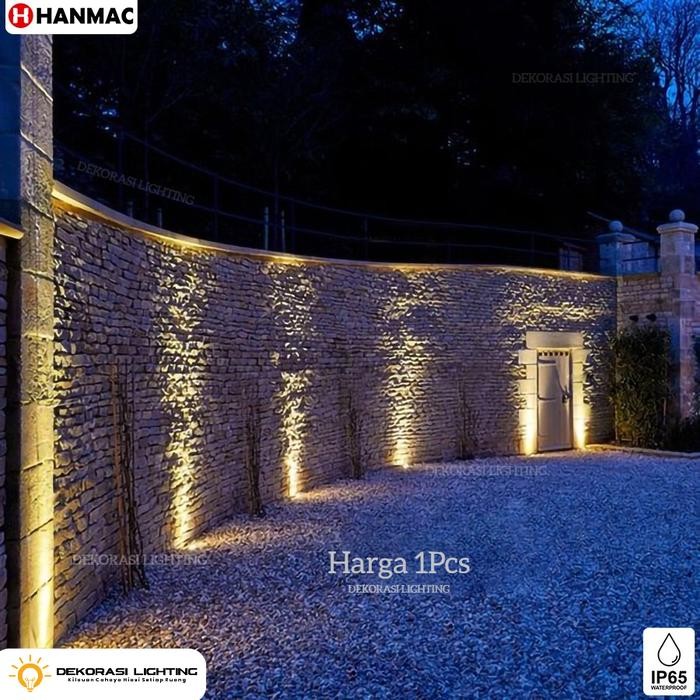 Lampu lantai led tanam sorot focus 12 derajat taman outdoor waterproof