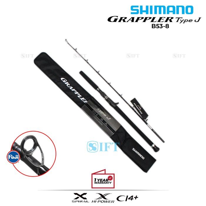 Joran OH SHIMANO GRAPPLER [2025] Type J 165 180 Fuji Guides CI4+ Seat Over Head Bait Jigging