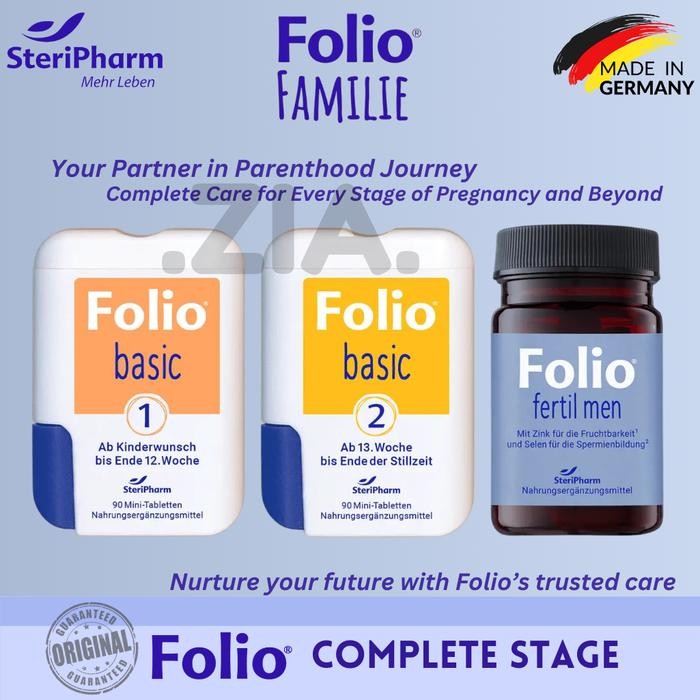 Khusus Grab Original Folio Fertil For Men - 30 Pregnancy Pills. Germany