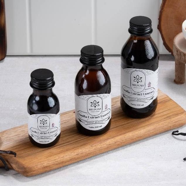 r1tf- Melpona Vanilla Extract Essence / Ekstract Essens Vanili Halal Non Alcohol No Alcohol