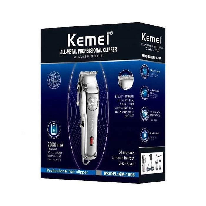 f6zf- Mesin Cukur Rambut Kemei Km 1996 Kemei Km-1996 Alat Cukur Rambut