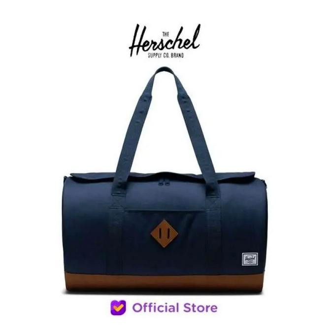 Herschel 37L Heritage Duffle Bag - Navy