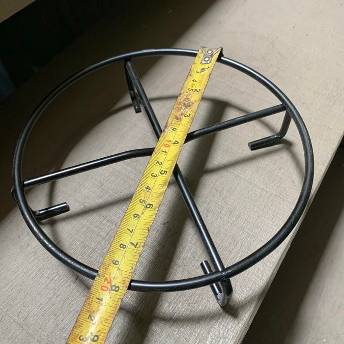 Tatakan panci besi baja 20 cm untuk panci cast iron dan universal