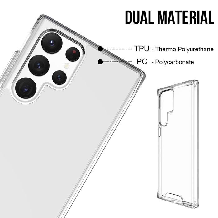Gennext Casing For Samsung S22 S22Plus S22Ultra Plus Ultra Clear Crystal Softcase Hardcase
