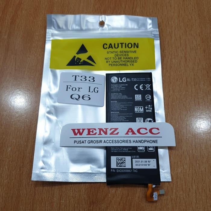 Baterai batre for LG Q6 BL-T33