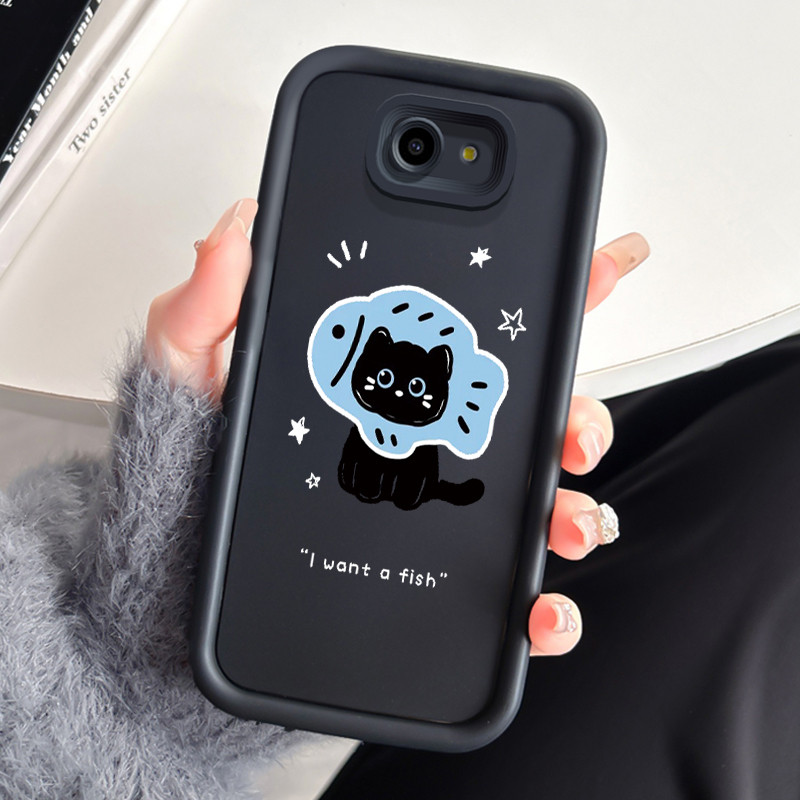Casing Hp Samsung Galaxy J4 Plus 2018 J6 Plus 2018 J4 Prime J6 Prime J2 Prime J2 Ace Case hitam Kuci