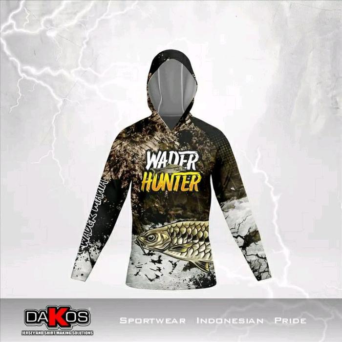 Jersey Komunitas Mancing Ikan Wader//Baju Mancing Ikan Wader//Kaos Mancing Ikan
