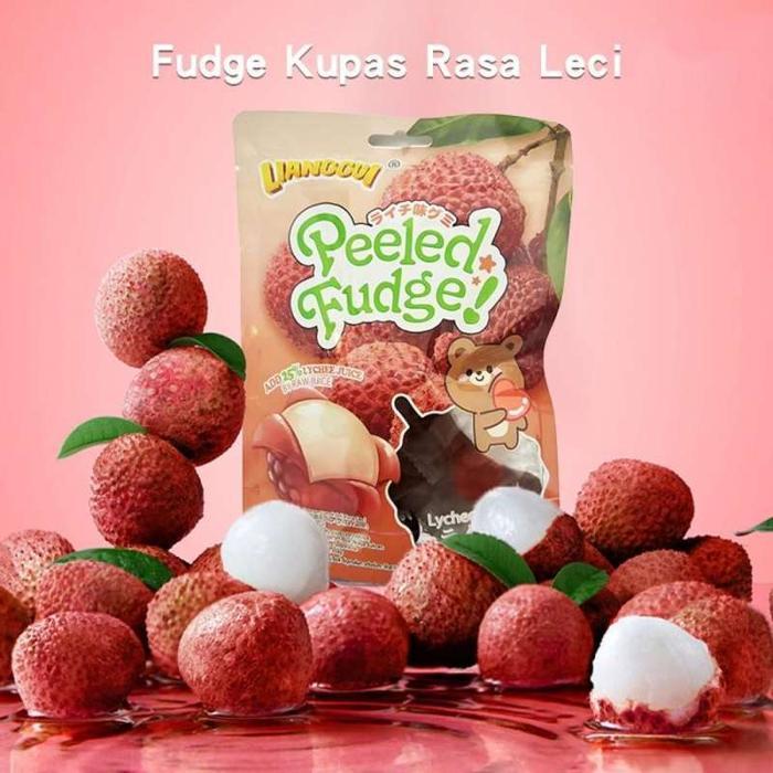 Lianggui Permen Lunak Rasa Aneka Buah - Lianggui Peeled Fudge 108Gr - Permen Lianggui Import Halal -