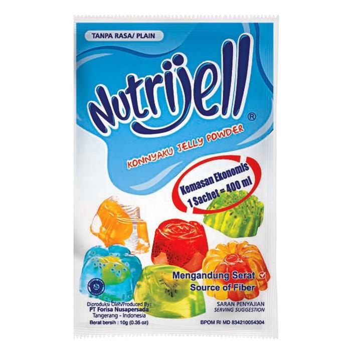 NUTRIJELL EKONOMIS PLAIN. Nutrijell GUAVA agar agar jelly konyaku.