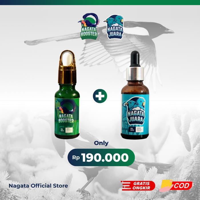 [PAKET BUNDLING 1] Nagata Juara & Nagata Booster Vitamin Burung 2in1