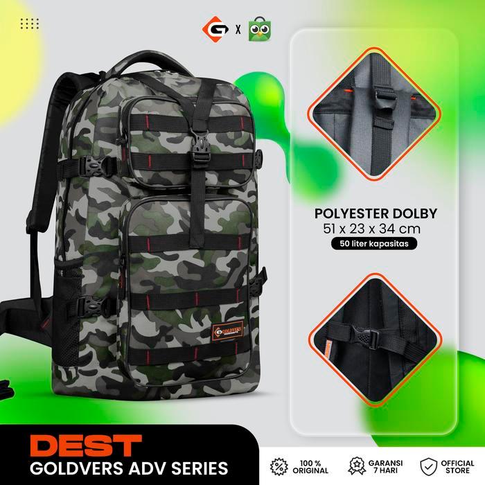 Tas Ransel Army Jumbo Pria Tas Backpack Tactical Militer -Goldvers #Gratisongkir