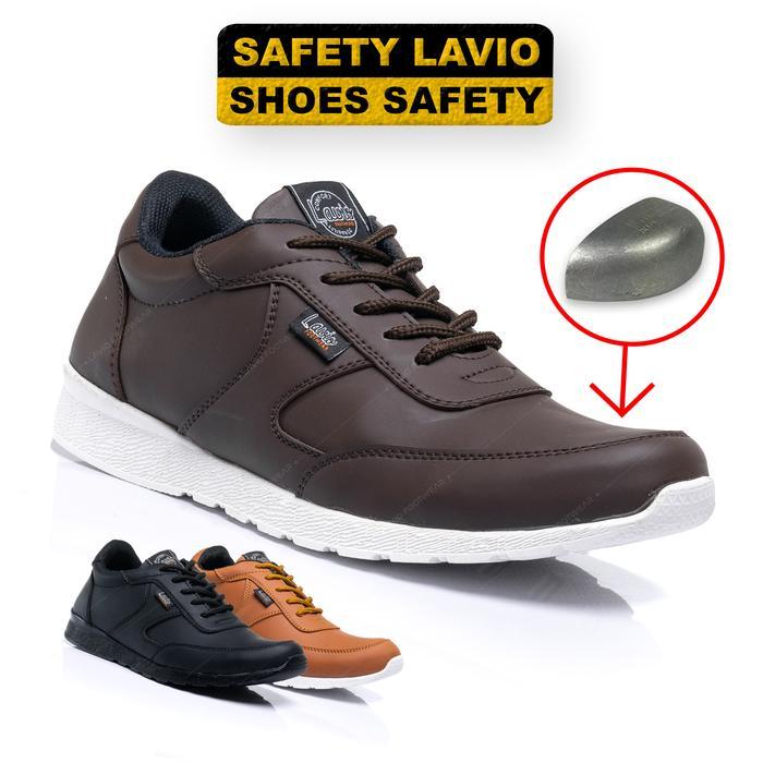 Eiger - Sepatu Pria Sneakers Safety Ujung Besi Original Lexa