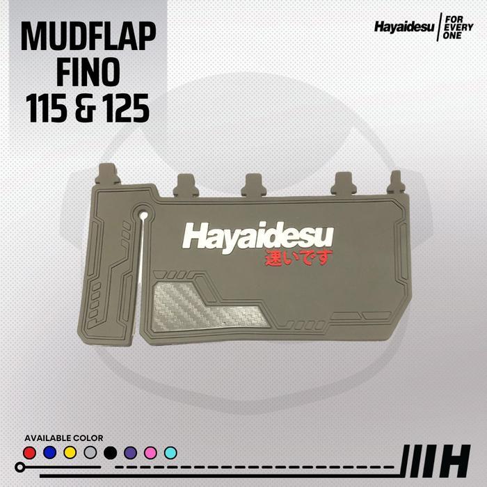 Hayaidesu Mudflap Yamaha Fino Fi 115 / 125 Aksesoris Variasi Penahan Lumpur - Premium Quality