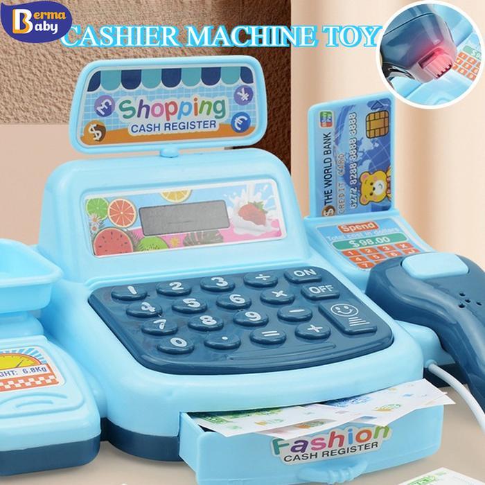 Mesin Kasir Mainan Simulasi Supermarket Mesin Kasir Belanja Mainan Cashier Machine Toys Mainan