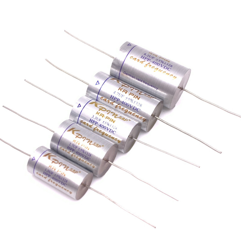 NEW Free shipping 4pcs Wire drawn Silver MKP capacitor non-polar frequency divider capacitor 0.1uf 3