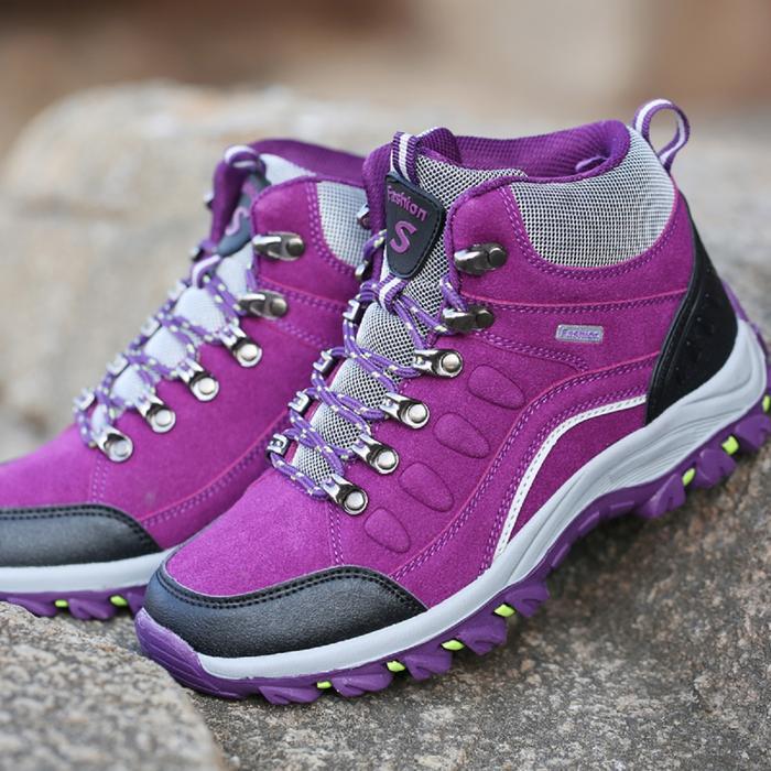 Eiger Adventure - Nyaman Sepatu Wanita Cewek Gunung Hiking Boots Mendaki Sneaker Tali Olahraga