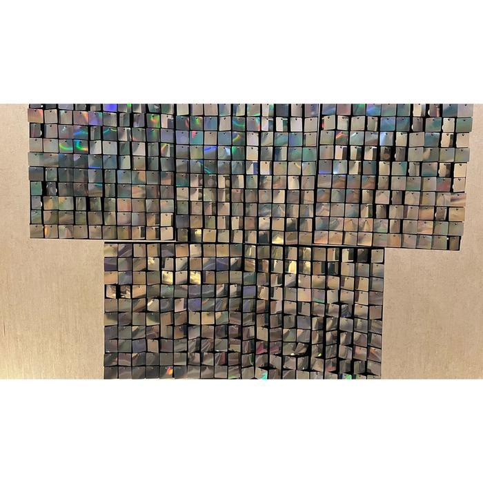 TERMURAH Square Sequin Tile Backdrop / Sequin Backdrop / Dekorasi Dinding / Dekorasi Pesta /