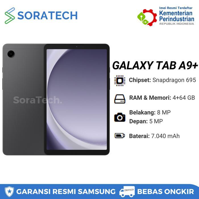 Samsung Galaxy Tab A9 Plus 5G WIFI RAM 8/128GB 4/64GB Tablet A9+ 11" inch Garansi Resmi - WIFI 4/64G