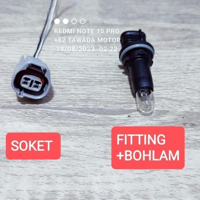 SOKET FITTING LAMPU SERI KECIL SENJA HONDA BRIO MOBILIO
