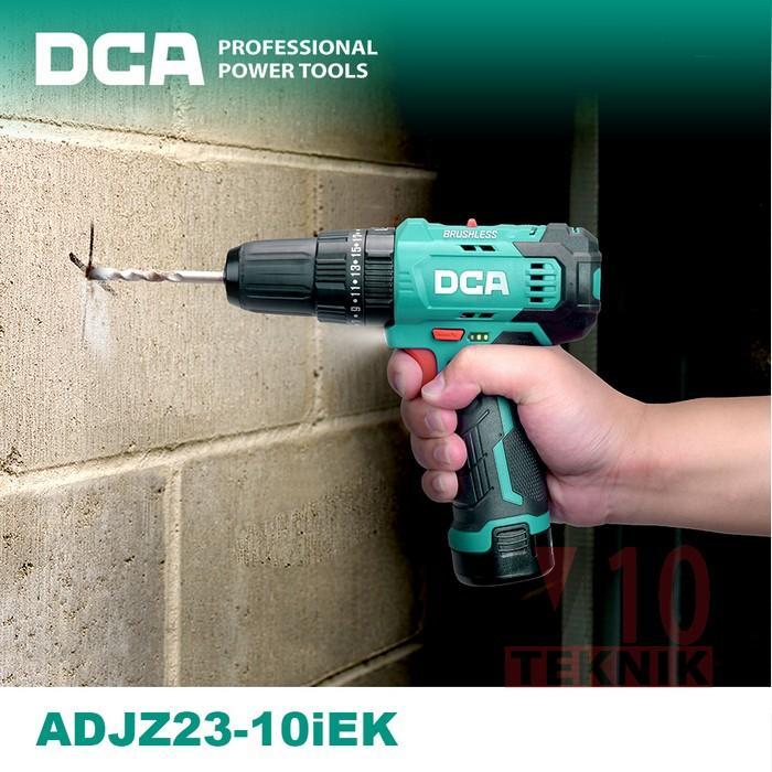 DCA ADJZ23-10iEK/Z CORDLESS BRUSHLESS DRIVER HAMMER DRILL 12V ADJZ 23-10iEK/Z