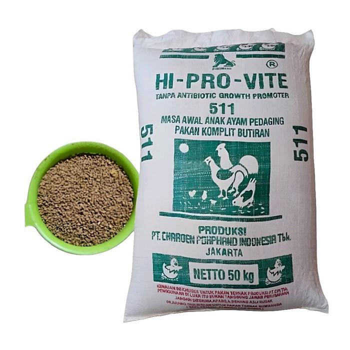 PUR AYAM 551 VOER PAKAN AYAM HI-PRO VITE 551 CHAROEN POKPHAND KEMASAN 1 KG PROMO TERMURAH