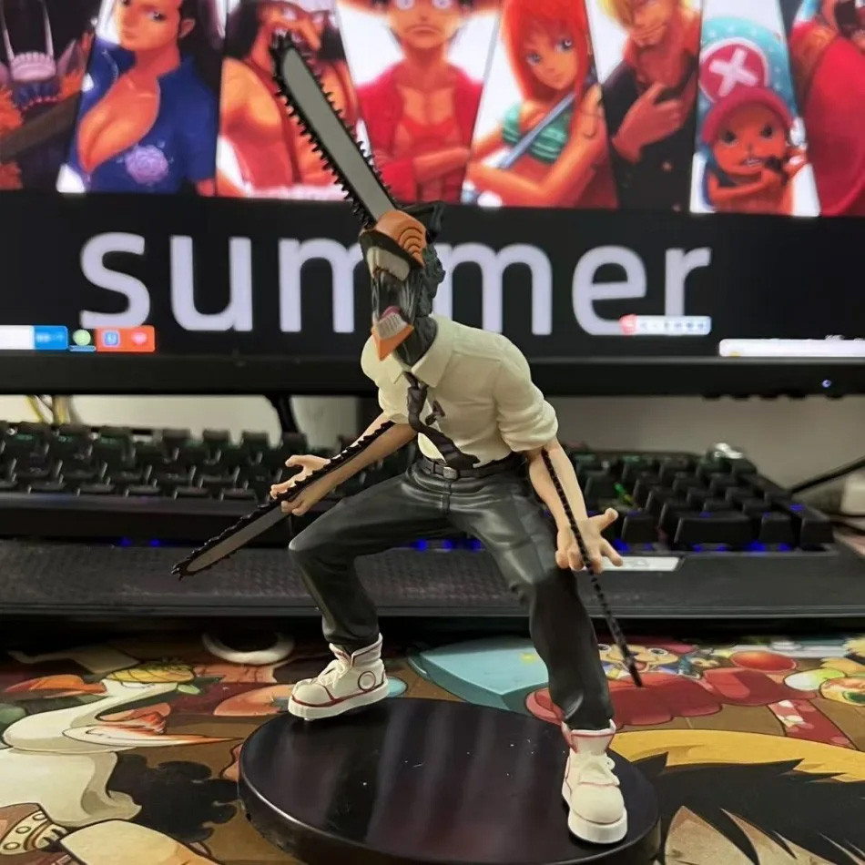 HOT chainsaw man anime figure power denji action figure pvc chainsaw man power statuette pvc adult