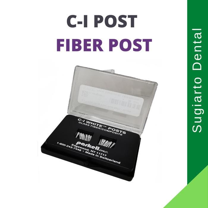 Fiber Post - CI White Glass Fiber Posts - 20 PCS FINE