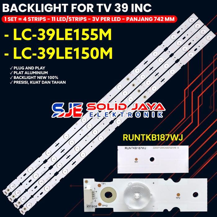 Best Seller Backlight Tv Sharp 39 Inch Lc-39Le155M Lc-39Le150M 39Le150 39Le155 39Le Lampu Bl Led
