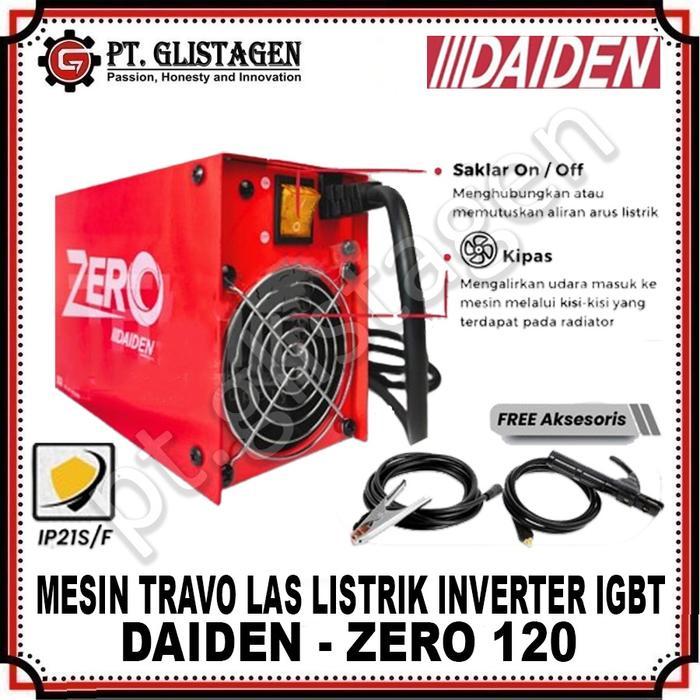 Daiden Welding Zero 120A Travo Las Inverter Listrik Daiden ZERO 120 A