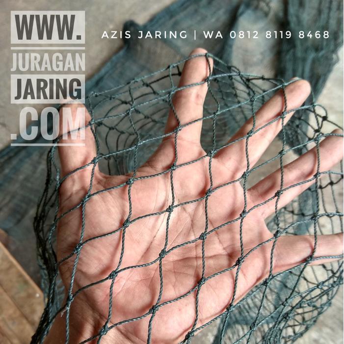 Jaring PE lubang 4 cm tebal 15 untuk jaring pengaman. kolam ikan, ayam