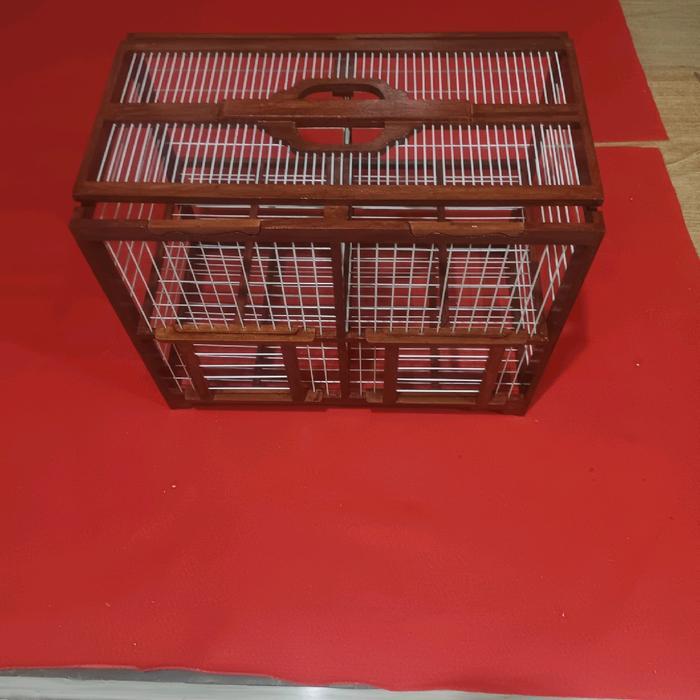 Jayus - Dongdang 4Pintu Semi Jumbo Bahan Kayu Jati Full Fiber
