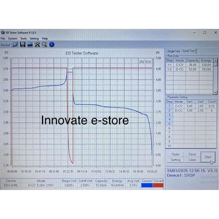 BATTERY EVE 3.2V LIFEPO4 50AH ORIGINAL