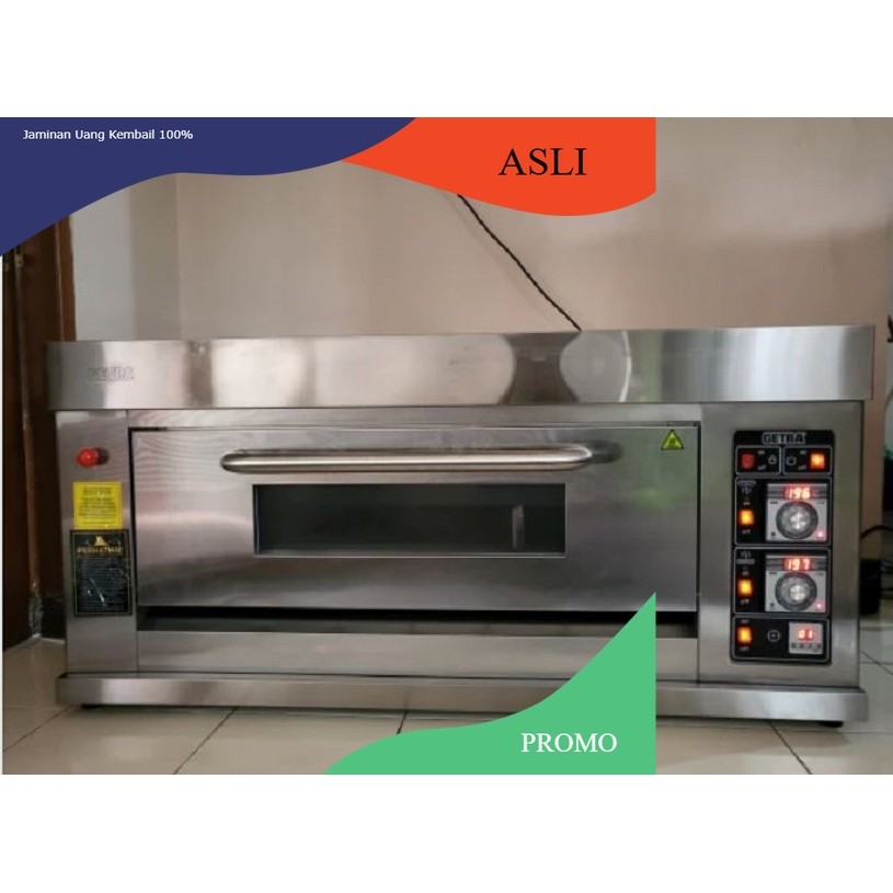 PROMO SPESIAL Gas Baking Oven Getra RFL 12SSGC/ RFL-12SSGC Oven RFL 12SS GETRA 1 DECK 2 LOYANG