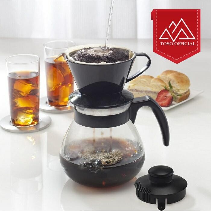 

HARIO TECO DRIPPER SET TCD-100B SET DRIPPER SERVER KOPI TEH POUR OVER