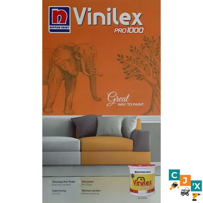 Nippon Paint Vinilex Pro 1000 / Cat Tembok Vinilex Pro 1000 15 L
