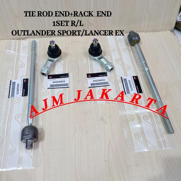 Rack End Long Tie Rod + Tie Rod End Grandis Outlander Sport Lancer Ex