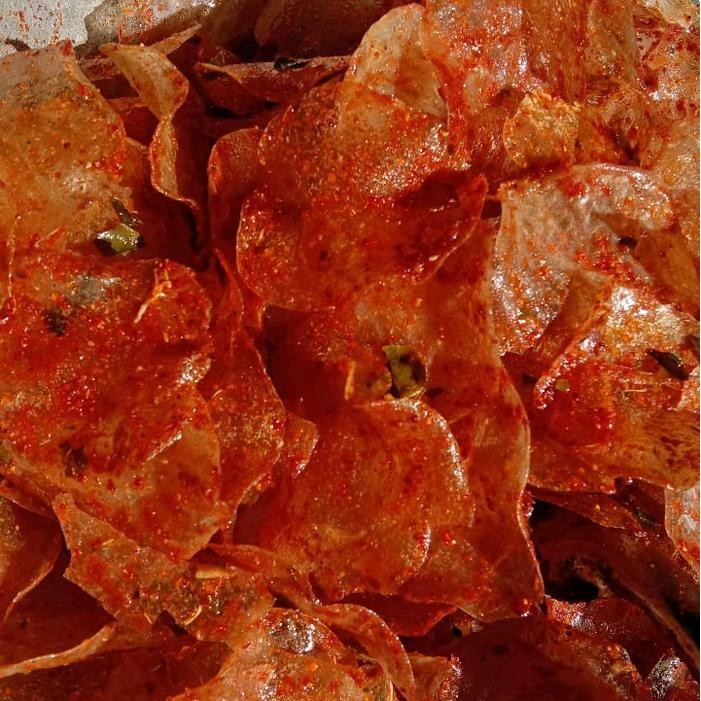 

KRIPCA 1KG KERIPIK KACA PEDAS DAUN JERUK RENYAH NAGIH KRIPIK