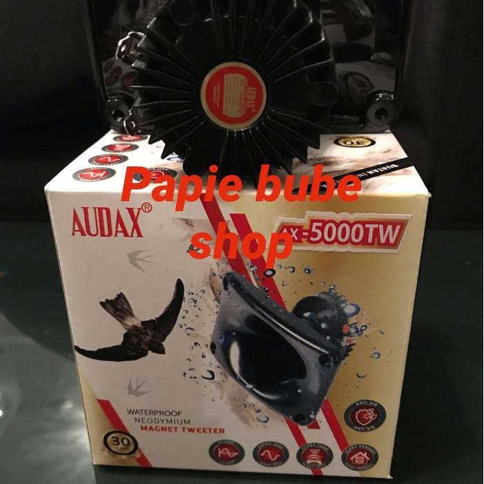 Tweeter Audax Ax 5000 TW Titanium Anti Air Ax 5000 TW Speaker Walet