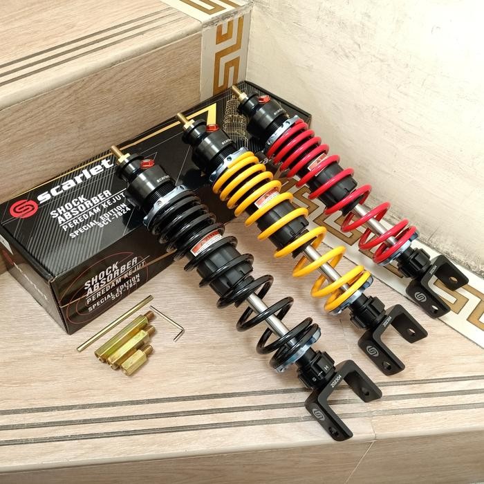 shock shockbreaker belakang scarlet vespa pts vbb super sprint px