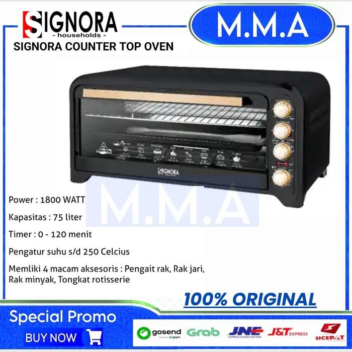 OVEN SIGNORA GALAXY DE NERO 75liter