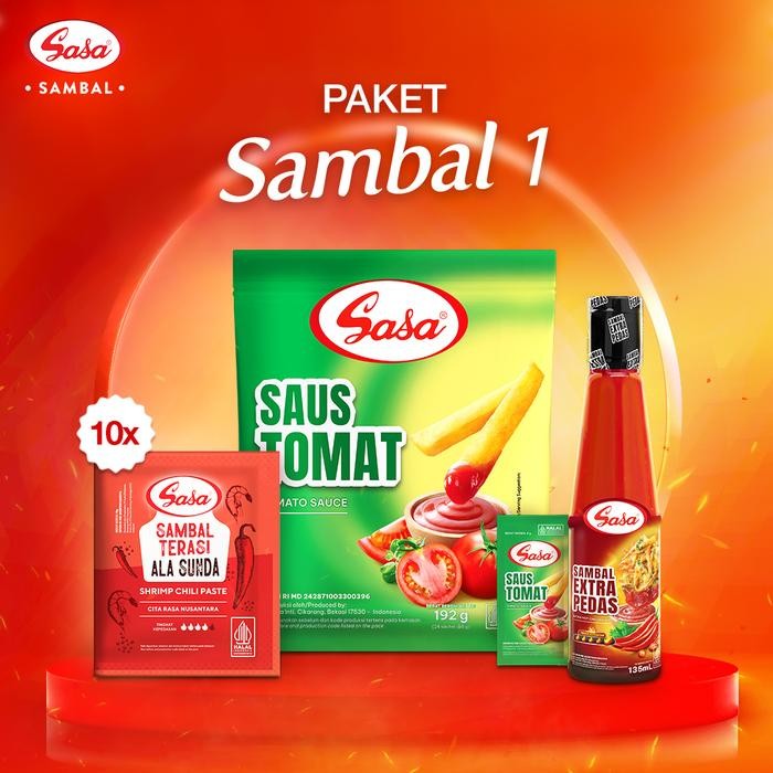

Stok Baru SASA Paket Sambal 1 (Satu)